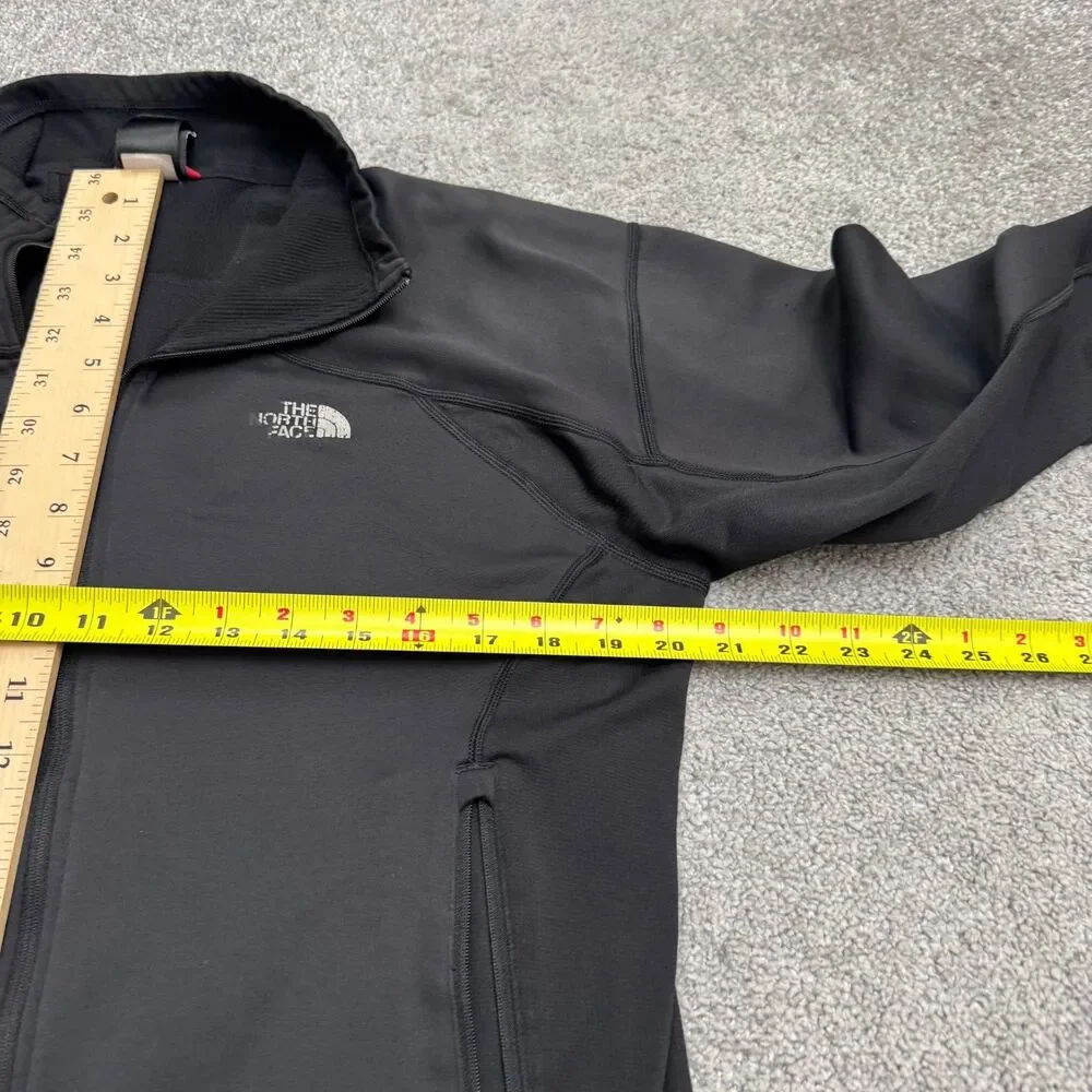 The North Face FlashDry Performance Track Jacket Mens Medium Black Activewear